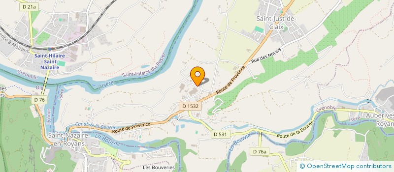 localisation de l'entreprise LES SPIRITUEUX DES ALPES  SAINT-GEORGES-DE-COMMIERS