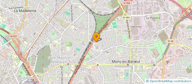 localisation de l'entreprise LES SPLEND'IDES D'AMBROISE PARE  MONS-EN-BARUL