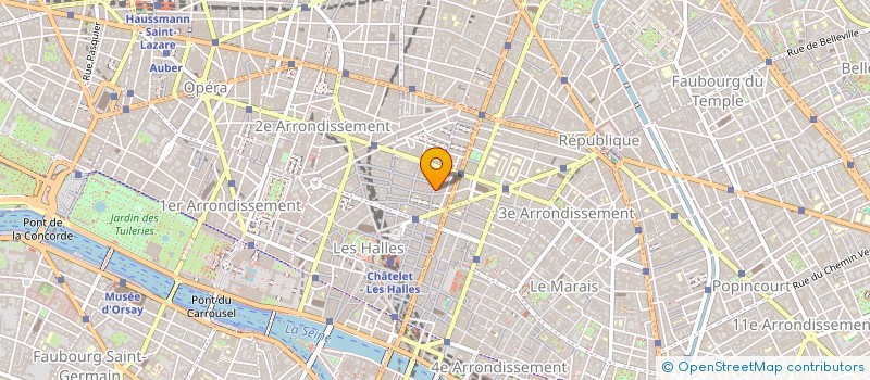 localisation de l'entreprise LES SPORADES à PARIS