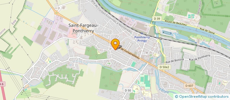 localisation de l'entreprise LES SPORTIFS GOURMANDS  SAINT-FARGEAU-PONTHIERRY