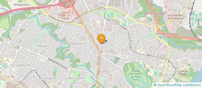 localisation de l'entreprise LES SPORTMEN à NANTES