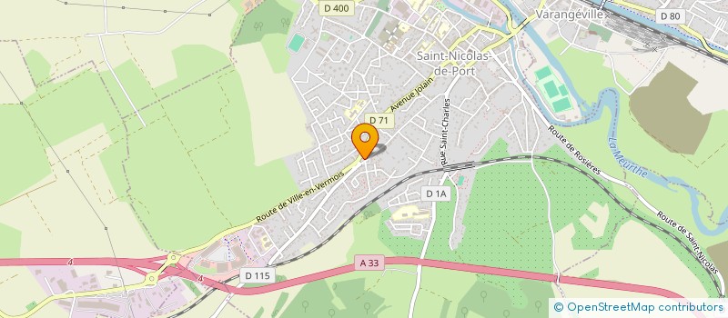 localisation de l'entreprise LES SPORTOIS  SAINT-NICOLAS-DE-PORT