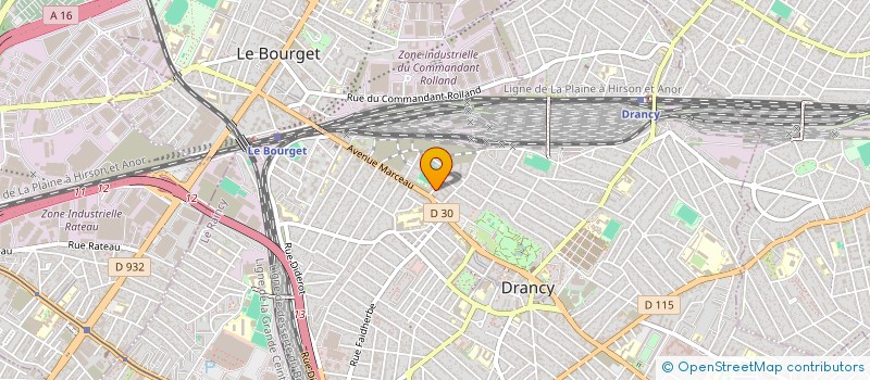 localisation de l'entreprise LES STARS DE DRANCY à DRANCY