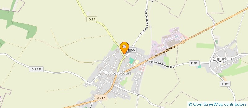 localisation de l'entreprise LES STARTERS  GOUZEAUCOURT