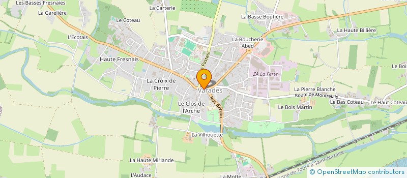 localisation de l'entreprise LES STAUBLEURS  LOIREAUXENCE