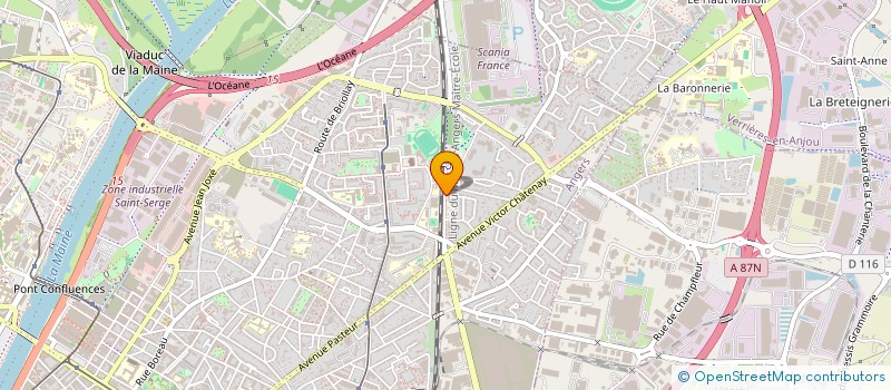 localisation de l'entreprise LES STEEL'RIDERS à ANGERS