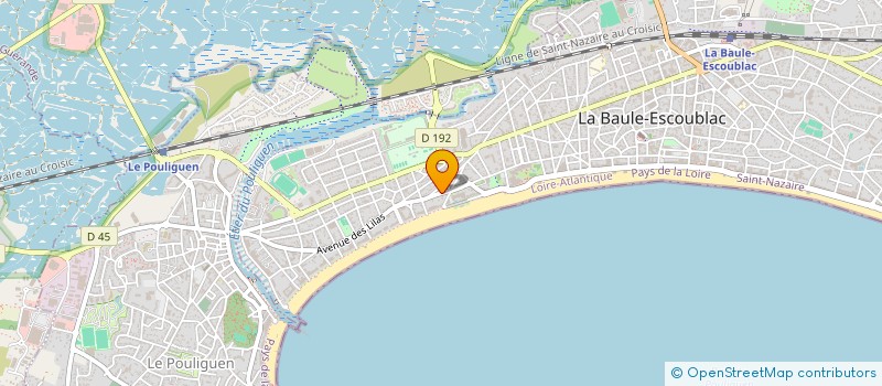 localisation de l'entreprise LES STERNES à LA BAULE-ESCOUBLAC