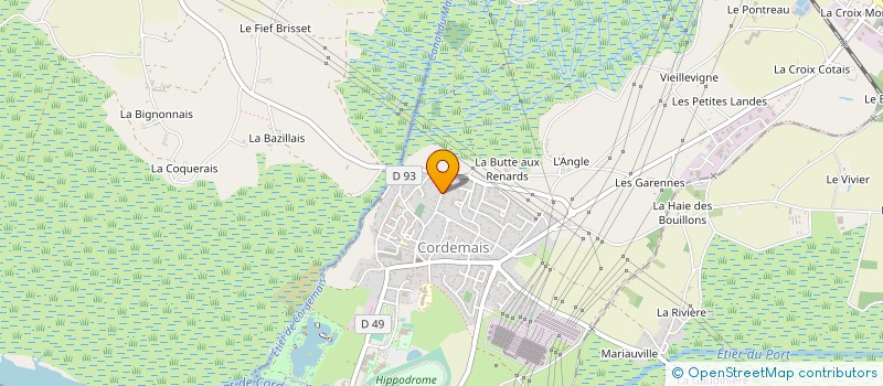 localisation de l'entreprise LES STERNES  CORDEMAIS