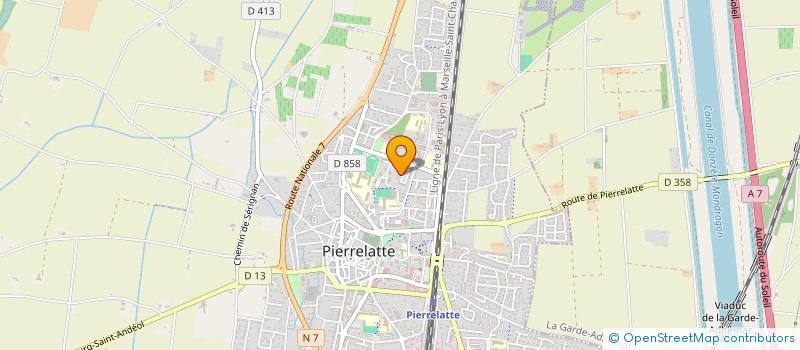 localisation de l'entreprise LES STIVAL à PIERRELATTE