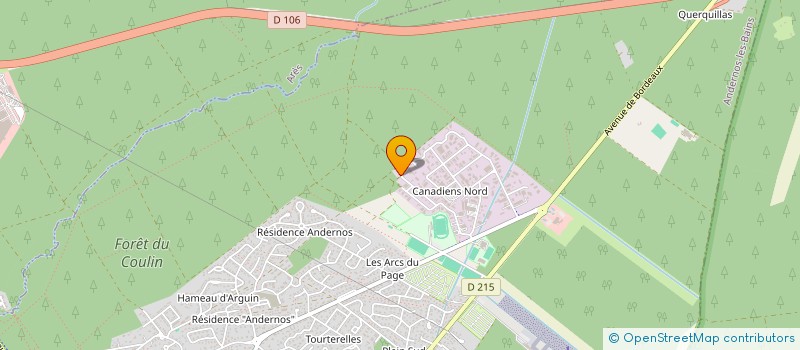 localisation de l'entreprise LES STORES DU BASSIN à ANDERNOS-LES-BAINS