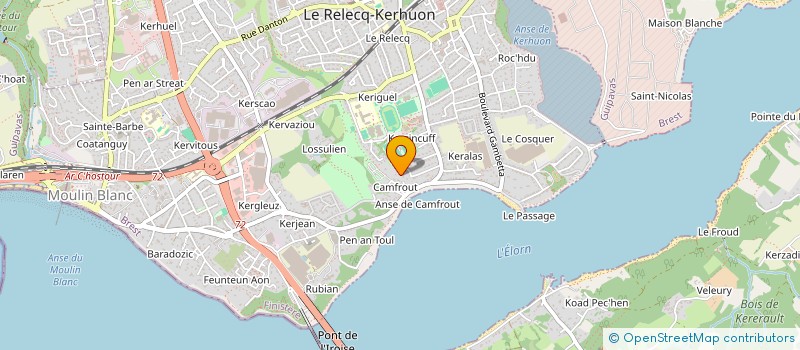 localisation de l'entreprise LES STRASSES BOURGEOISES  LE RELECQ-KERHUON