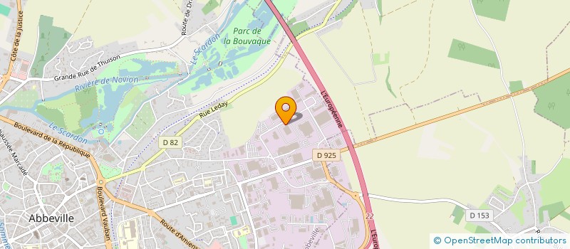 localisation de l'entreprise LES STRAVZEN'S  ABBEVILLE