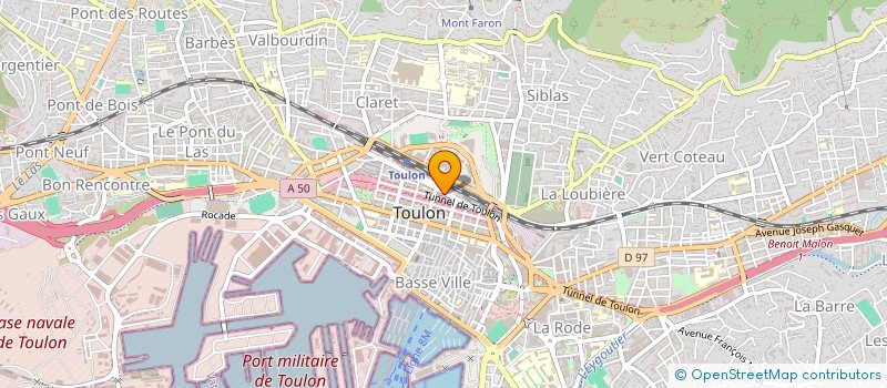 localisation de l'entreprise LES STRELIZIAS à TOULON