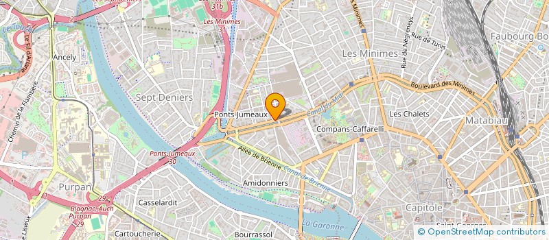 localisation de l'entreprise LES STRI EN ROUE LIBRE à TOULOUSE