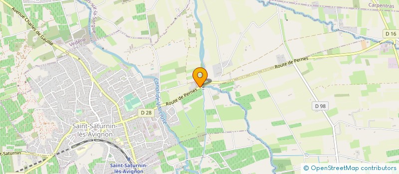 localisation de l'entreprise LES STRUCTURES PROVENCALES à SAINT-SATURNIN-LES-AVIGNON