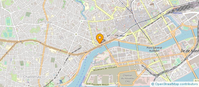 localisation de l'entreprise LES STUDIANTINES I I à NANTES