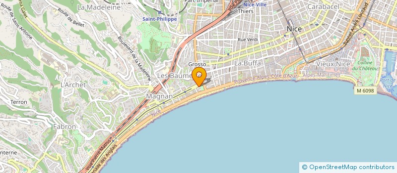 localisation de l'entreprise LES STUDIOS 5AM à NICE