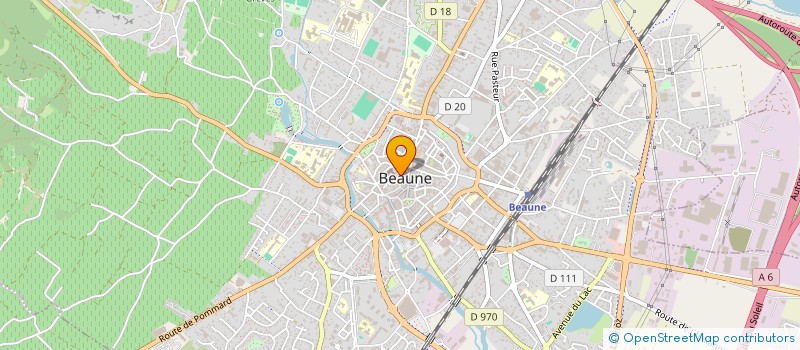 localisation de l'entreprise LES STUDIOS D'EDEN à BEAUNE
