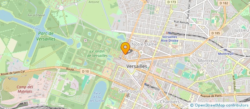 localisation de l'entreprise LES STUDIOS D'ELIOTT à VERSAILLES