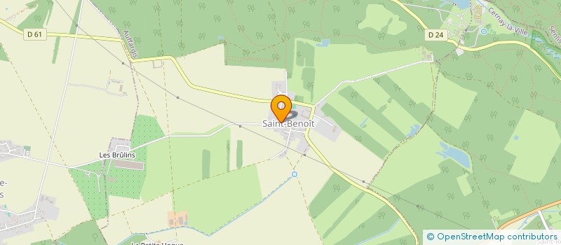 localisation de l'entreprise LES STUDIOS DE BARBARA  AUFFARGIS