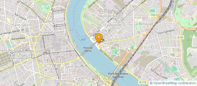 localisation de l'entreprise LES STUDIOS DU FUTUR à BORDEAUX
