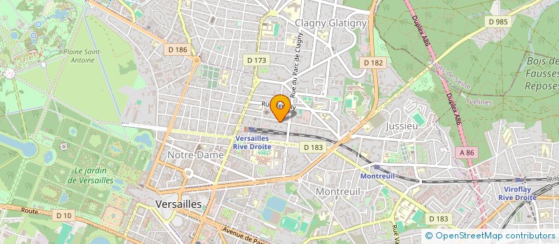 localisation de l'entreprise LES STUDIOS EDWARD LEALAND à VERSAILLES