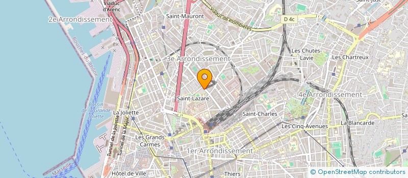 localisation de l'entreprise LES STUDIOS SAINT MICHEL à MARSEILLE