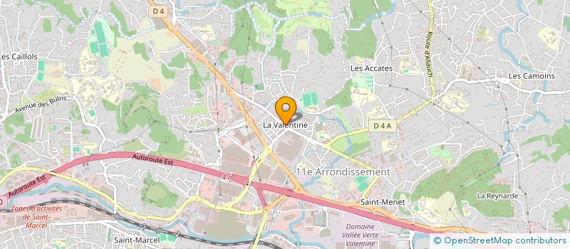 localisation de l'entreprise LES STYLISTES ASSOCIES à MARSEILLE 11EME
