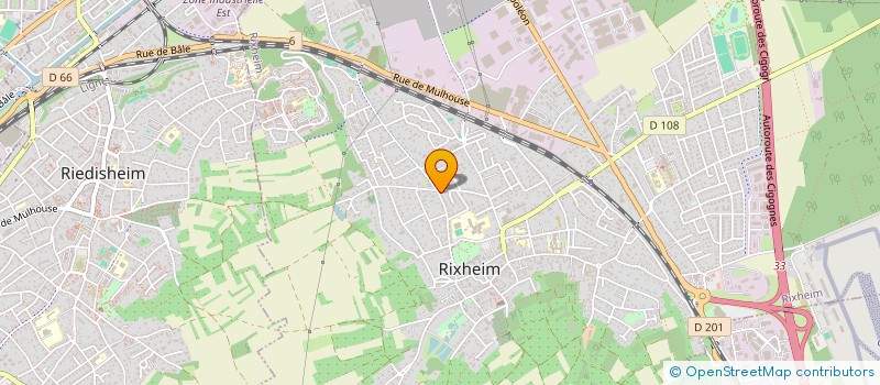 localisation de l'entreprise LES STYLISTES INCONNUS à RIXHEIM