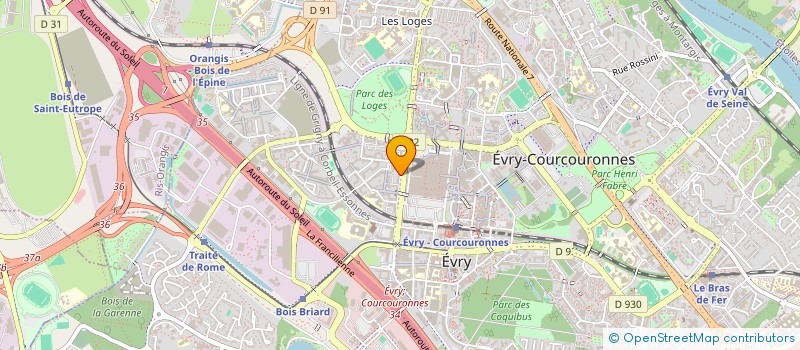 localisation de l'entreprise LES SUBSTITUTS DE REGIME à EVRY-COURCOURONNES