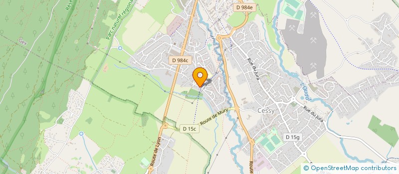 localisation de l'entreprise LES SUCCESSEURS DE LOUIS DUVILLARD  GEX