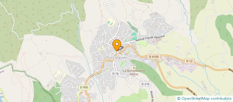 localisation de l'entreprise LES SUCRERIES DE CHLOE à FORCALQUIER