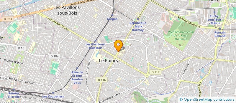 localisation de l'entreprise LES SUCRES SALES DE TANTE LAURENCE à LE RAINCY