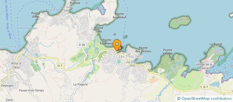 localisation de l'entreprise LES SUCRIERS à LES TROIS-ILETS