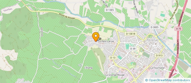 localisation de l'entreprise LES SUDISTES EN 4L à PEZENAS