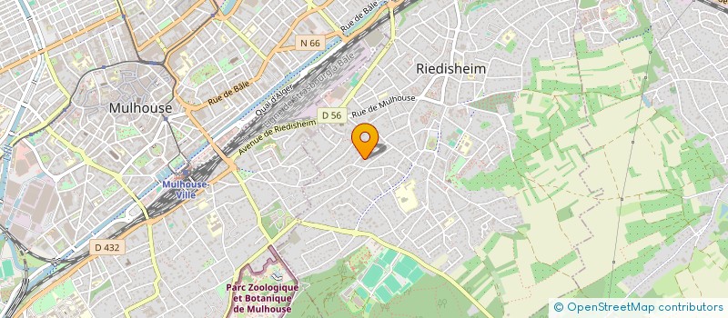 localisation de l'entreprise LES SUITES CARPE DIEM  MULHOUSE