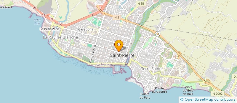 localisation de l'entreprise LES SUITES D'ALFRED à SAINT-PIERRE