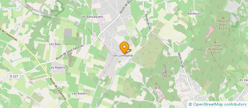localisation de l'entreprise LES SUITES DE BRUOUX  GARGAS