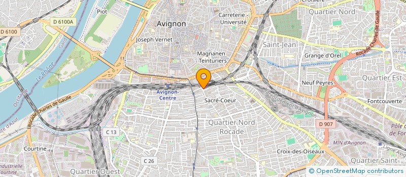 localisation de l'entreprise LES SUJETS DE L'IMPROVISATION  AVIGNON