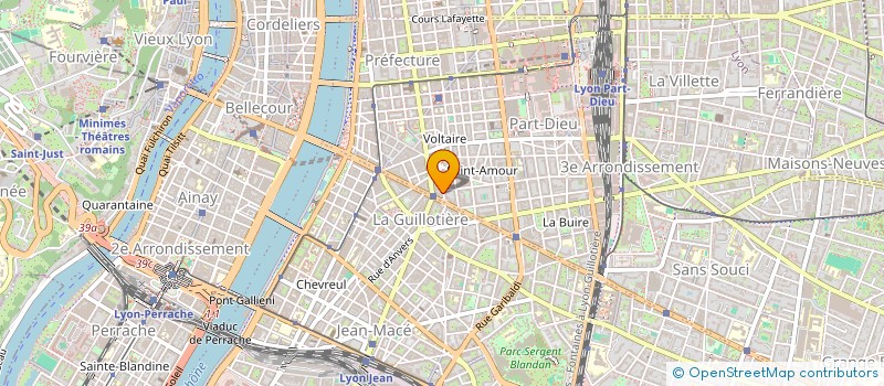 localisation de l'entreprise LES SUPERETTES DU SUD à LYON
