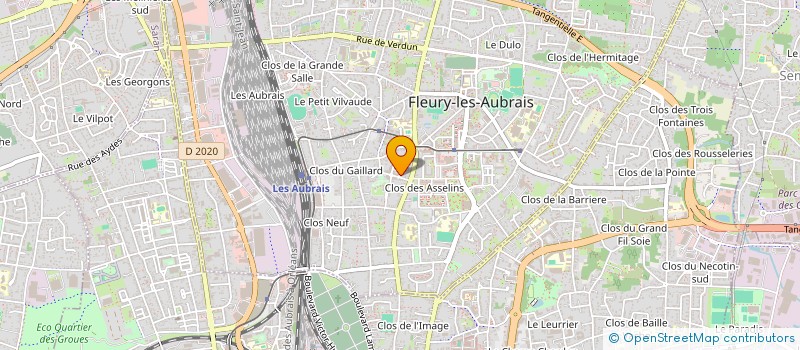 localisation de l'entreprise LES SUPERLIPOUPETTES  FLEURY-LES-AUBRAIS