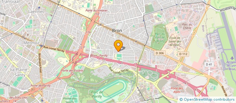 localisation de l'entreprise LES SUPERS MOMES à BRON