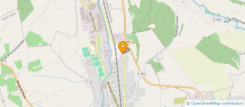 localisation de l'entreprise LES SUPERS NORMAND  LISIEUX