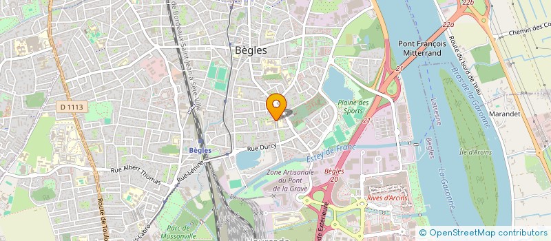 localisation de l'entreprise LES SURICATES à BEGLES