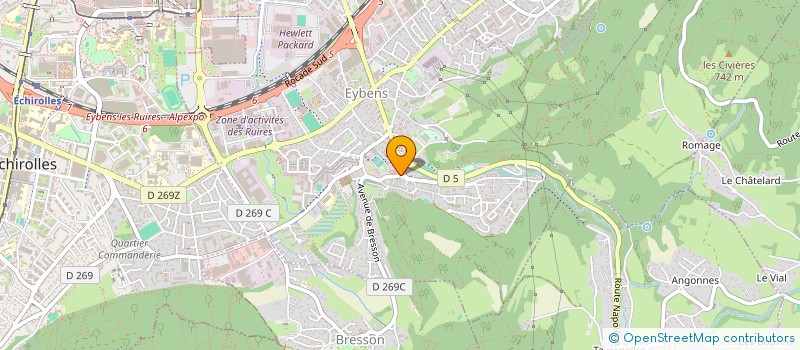 localisation de l'entreprise LES SURPRISES DU BOUCHER à EYBENS