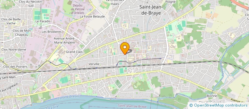 localisation de l'entreprise LES SURVOLTES DU CANAL à SAINT-JEAN-DE-BRAYE