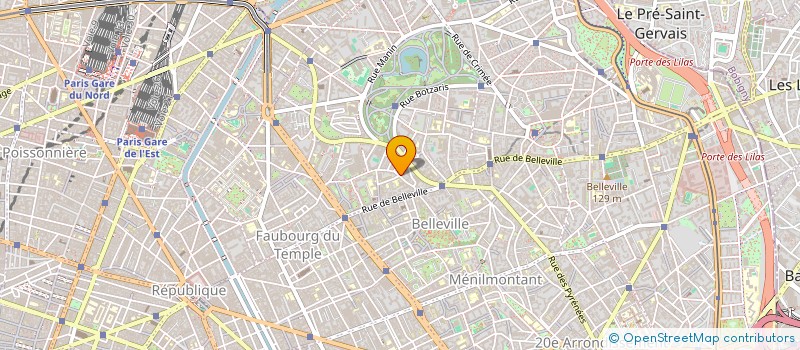 localisation de l'entreprise LES SYBARITES  PARIS