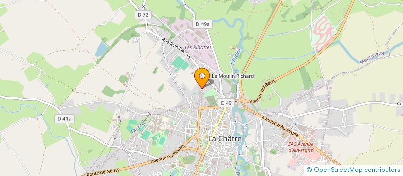 localisation de l'entreprise LES SYGNES à MONTGIVRAY