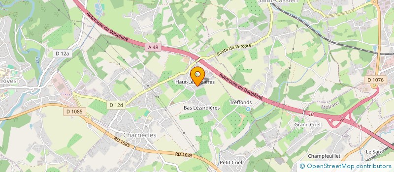 localisation de l'entreprise LES SYLVES  CHARNECLES