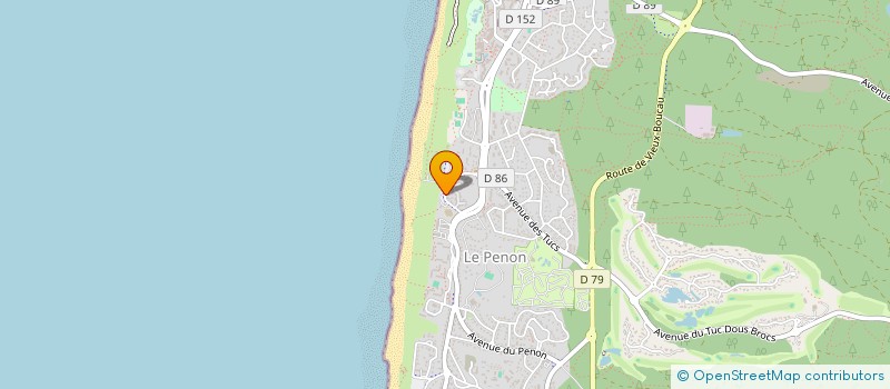 localisation de l'entreprise LES SYMPHONIQUES D ARGENT  SEIGNOSSE